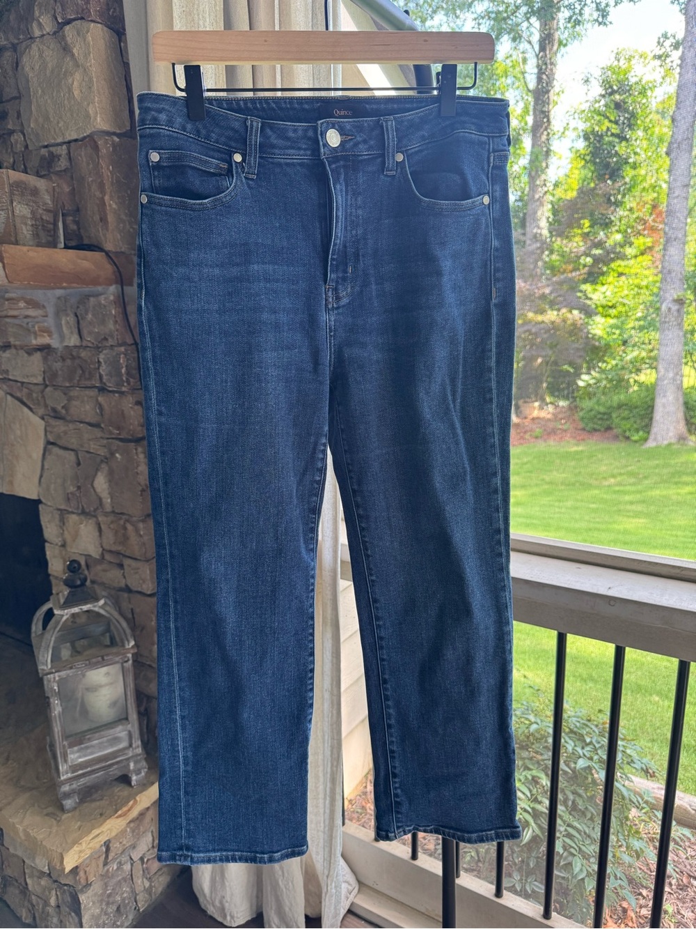 Women's Quince Jeans Stretch High Rise Straight 30